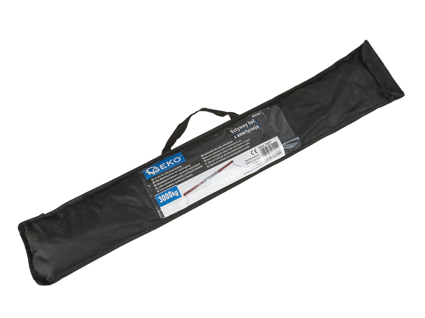 Bara de tractare auto, amortizare cu arc, capacitate maxima 3000 kg, Geko G02388