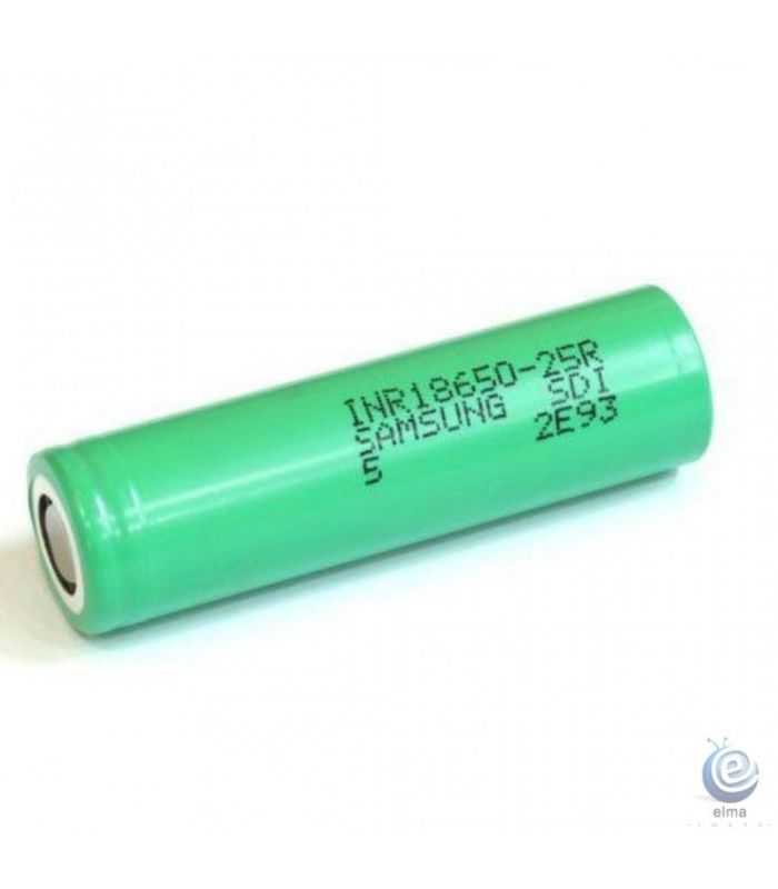 Acumulator industrial Li-ion terminal plat 18650 3.7V 2500mAh 20A Samsung INR18650-25R