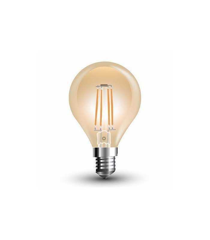 Bec LED P45 E14 4W 2200K alb cald V-TAC
