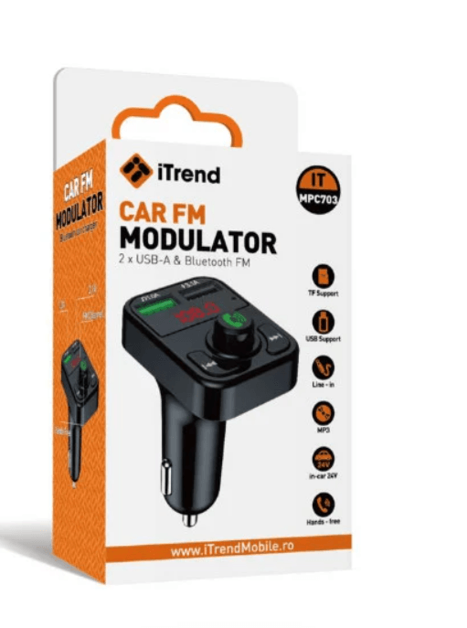 Modulator Itrend Mpc 703 Bluethoot 2 x Usb Microsd Aux