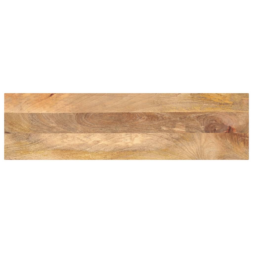 Blat masa, 120x40x2,5 cm, dreptunghiular, lemn masiv de mango (natural)