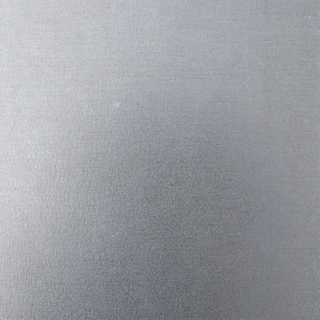 Jardiniera de gradina, 40x34,5x70 cm, otel inoxidabil, triunghi, oțel galvanizat/gri, mărime 40x40x75 cm — imaginea 9