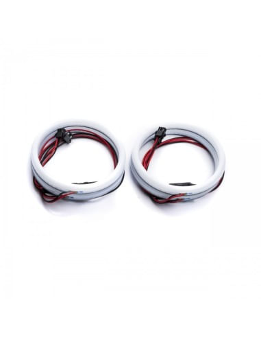 Kit Angel Eyes LED COTTON BMW E90 NFL 2x100mm + 2x120mm pentru inlocuirea inelelor originale