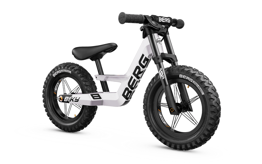BERG Biky Cross White cu Frana de Mana