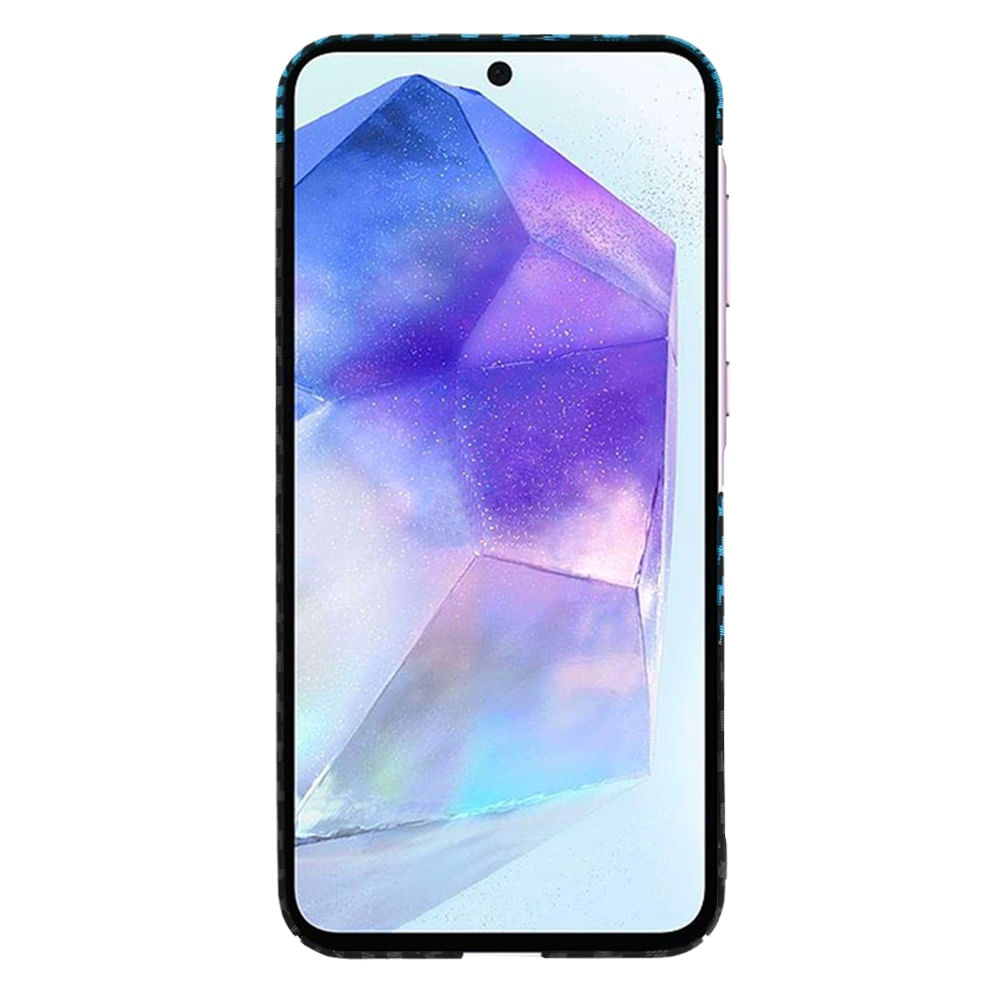Husa pentru Samsung Galaxy A55 5G - Techsuit Carbonite FiberShell - Blue Pulse - 1 | YEO