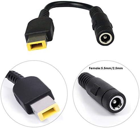 Cablu adaptor mufa Lenovo 5.5x2.5mm female la USB male cu pin