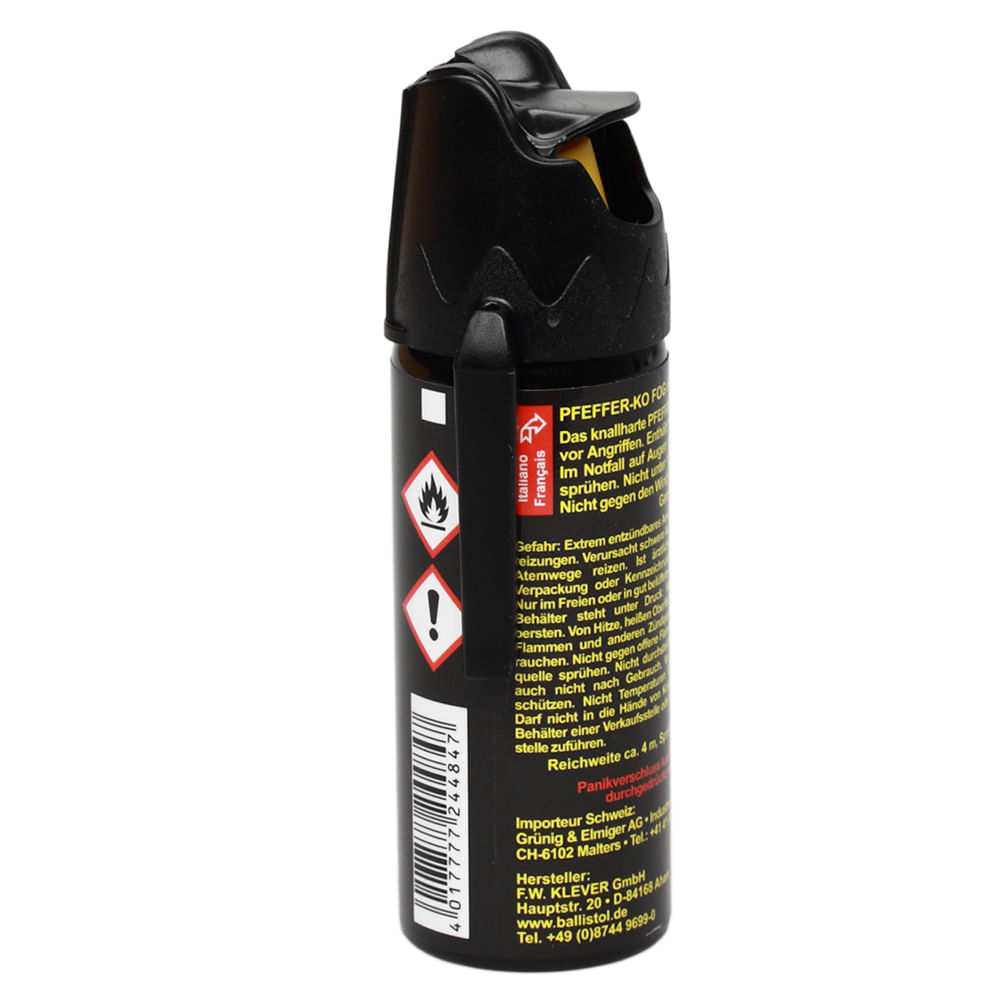 Spray cu piper Pfeffer KO, dispersant, auto-aparare, prindere curea, 50 ml - 2 | YEO