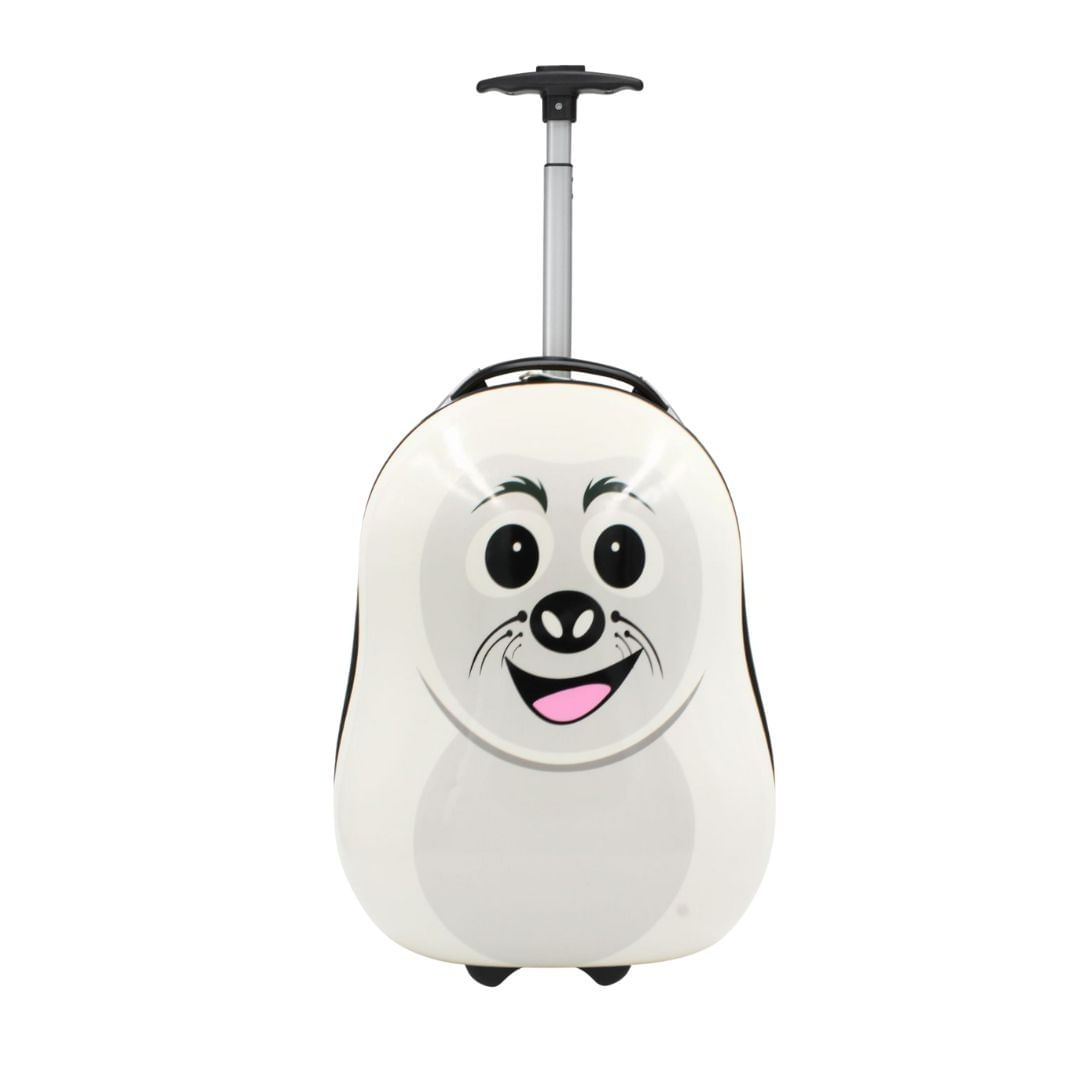 Troller pentru copii, Koopman, Kids Collection, 29 litri, 44x22x30 cm, aprobat pentru cabina, model foca