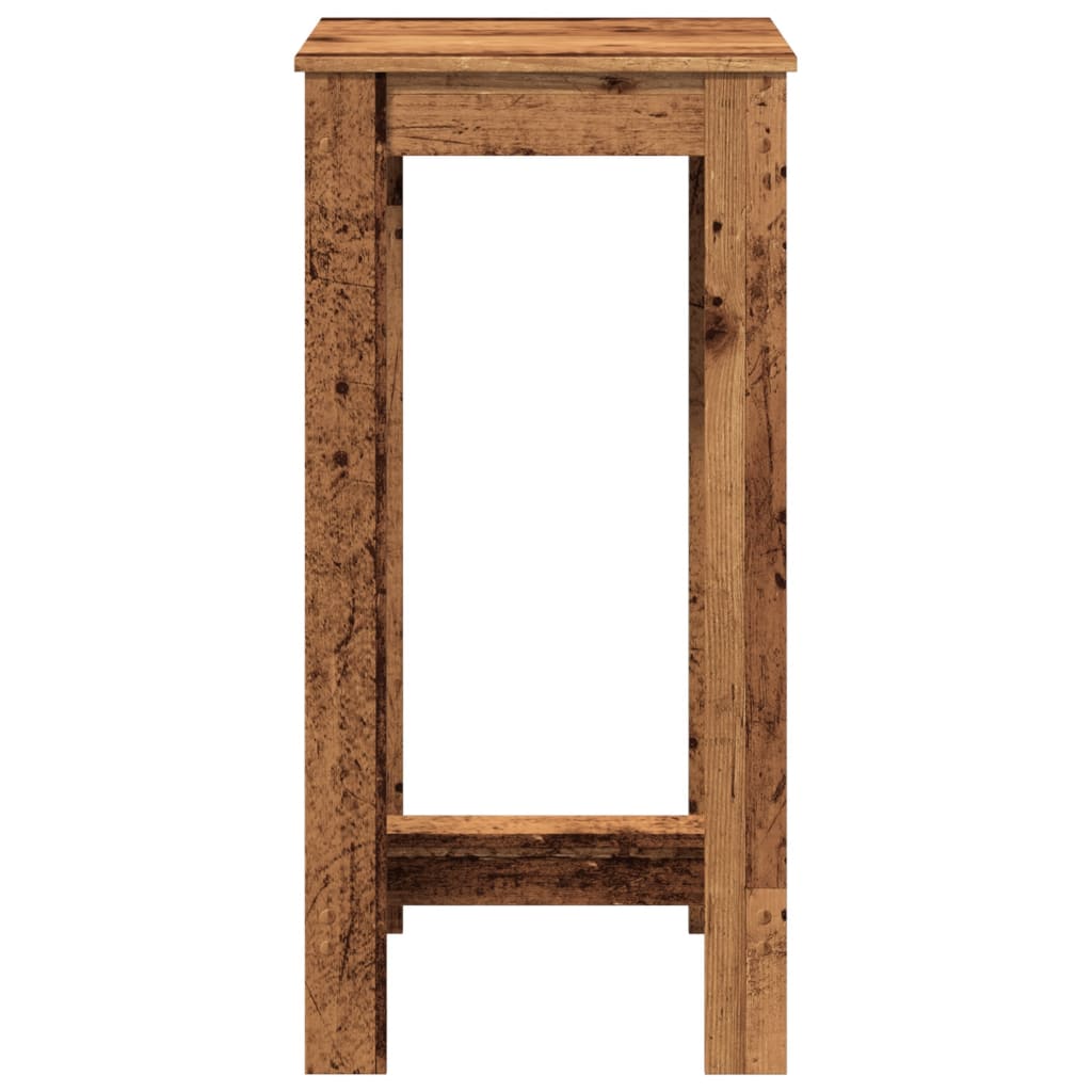 Masa bar, lemn vechi, 51x50x103,5 cm, lemn prelucrat — imaginea 4