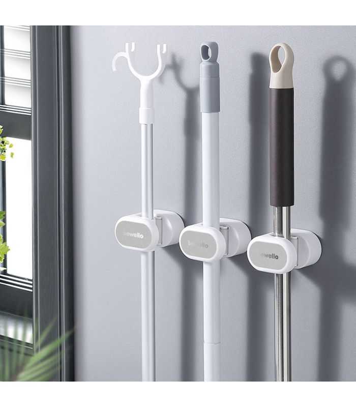 Suport de perete pentru scule sau unelte 70x70x45mm gri bewello