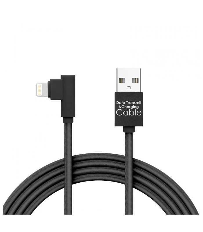 Cablu de date-incarcare Iphone Lightning Gamer 90 negru 2m 2A Delight