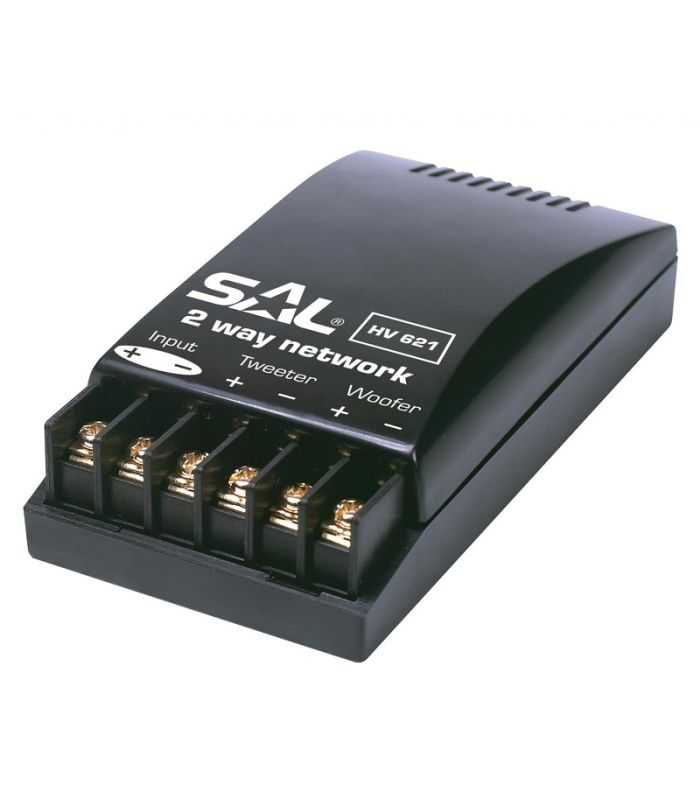 Set 2 filtre 2 cai 4 ohmi 200W frecventa 2500Hz gradient de taiere 6dB/octava fise de conectare aurite SAL