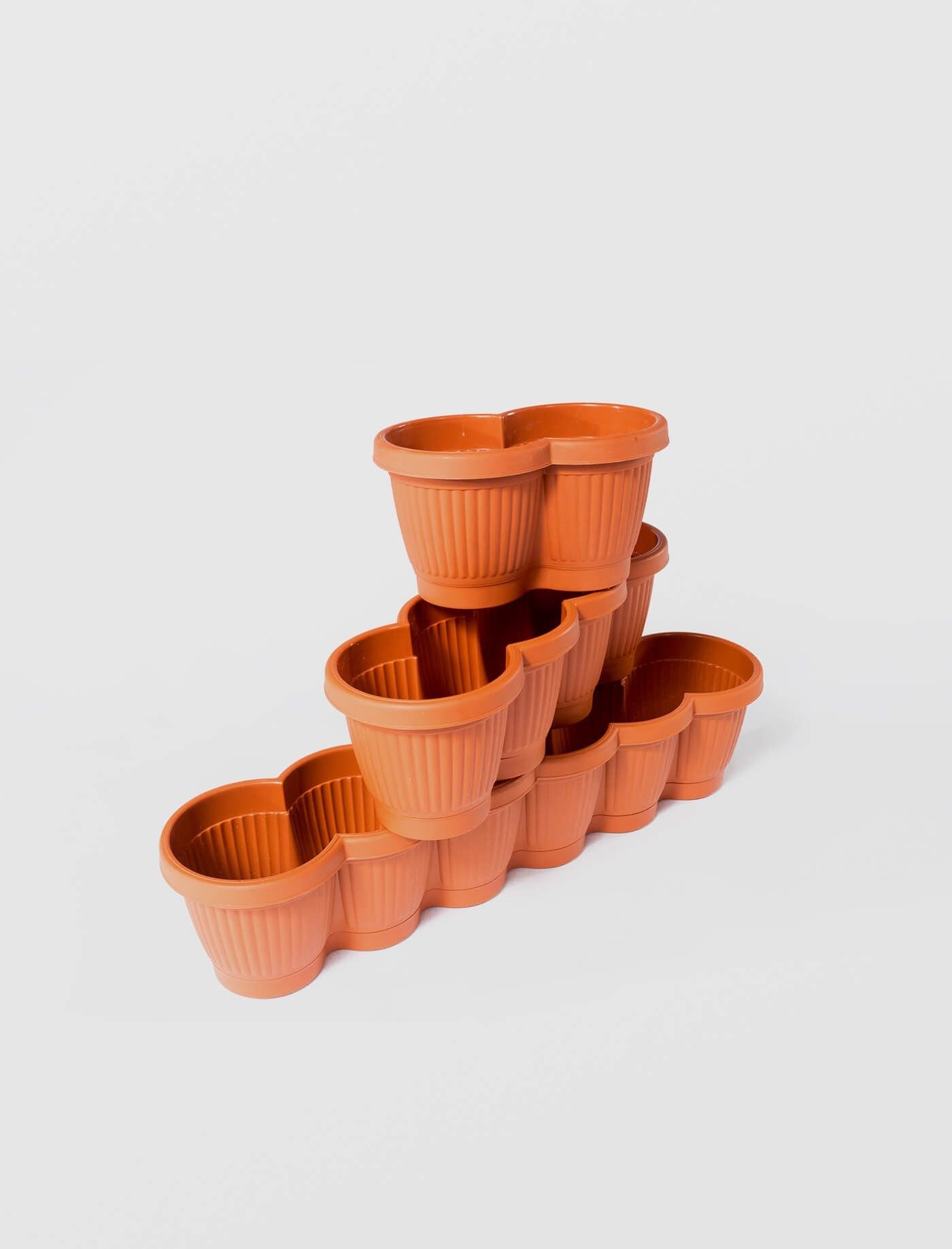 Jardiniera bella cu tavita, STERK, 25X15X15 cm, Plastic Maro — imaginea 2