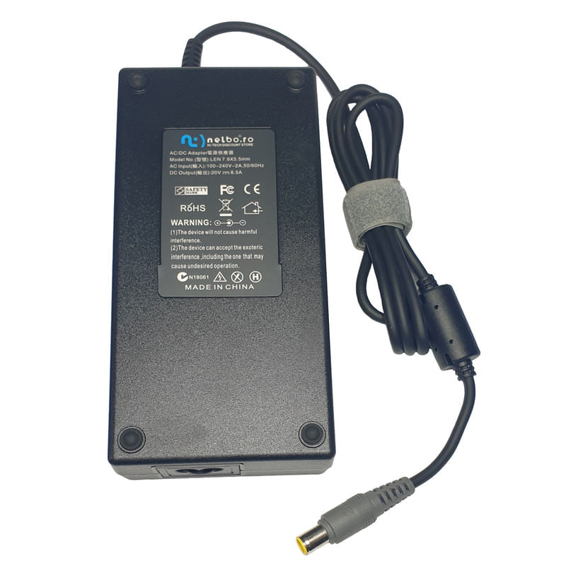 Incarcator laptop Lenovo 170W 20V 8.5A, conector 7.9 x 5.5 mm