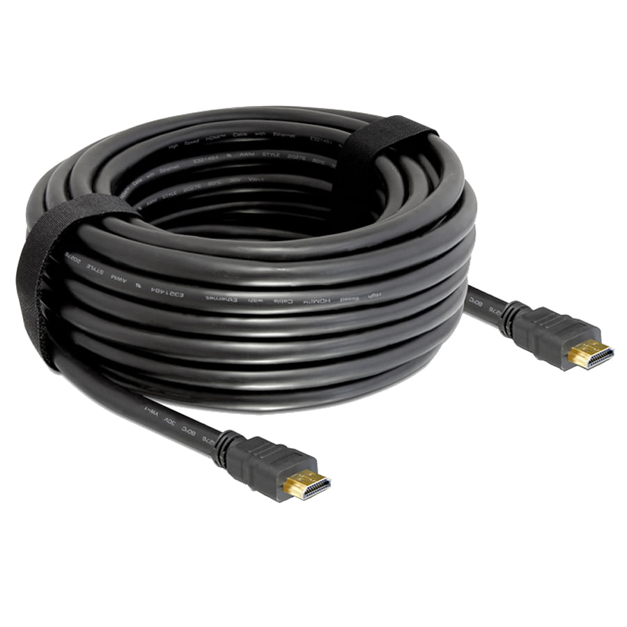 Cablu Nelbo HDMI - HDMI, rezolutie 4k, v1.4, tata-tata, 15m, negru - 1 | YEO