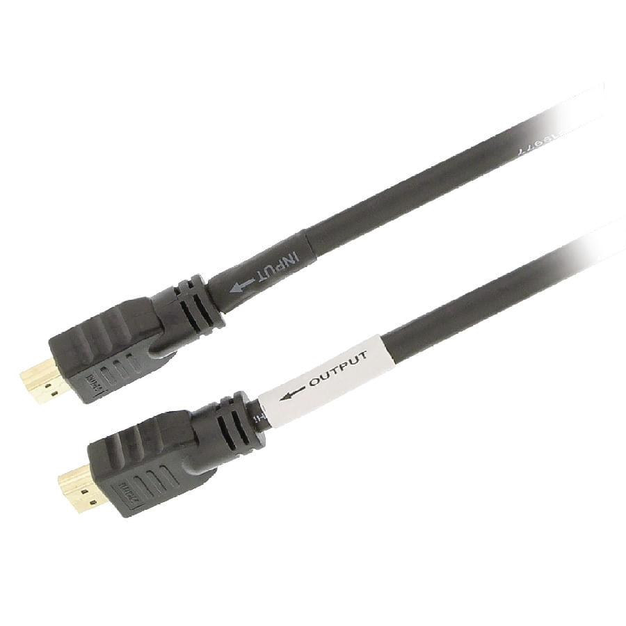 Cablu CIMUTO HDMI - HDMI, 40m, activ, cu amplificator de semnal, rezolutie 4K, tip tata-tata