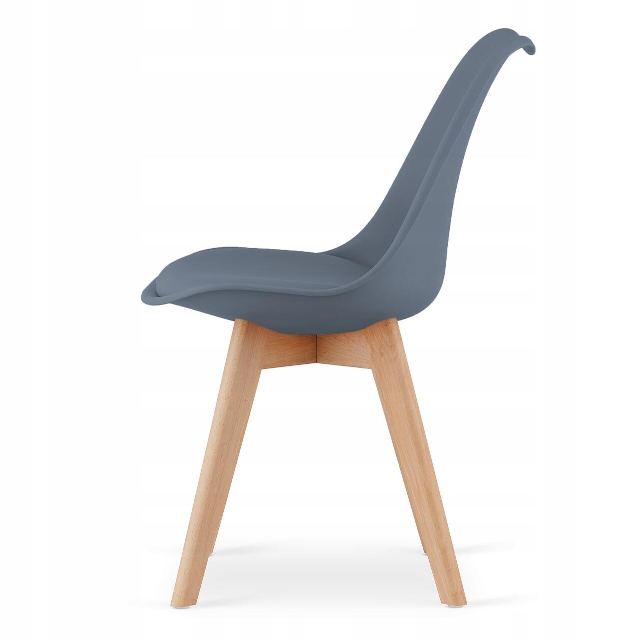 Scaun bucatarie/living, Artool, Mark, PP, lemn, grafit, 49x43x82 cm — imaginea 2
