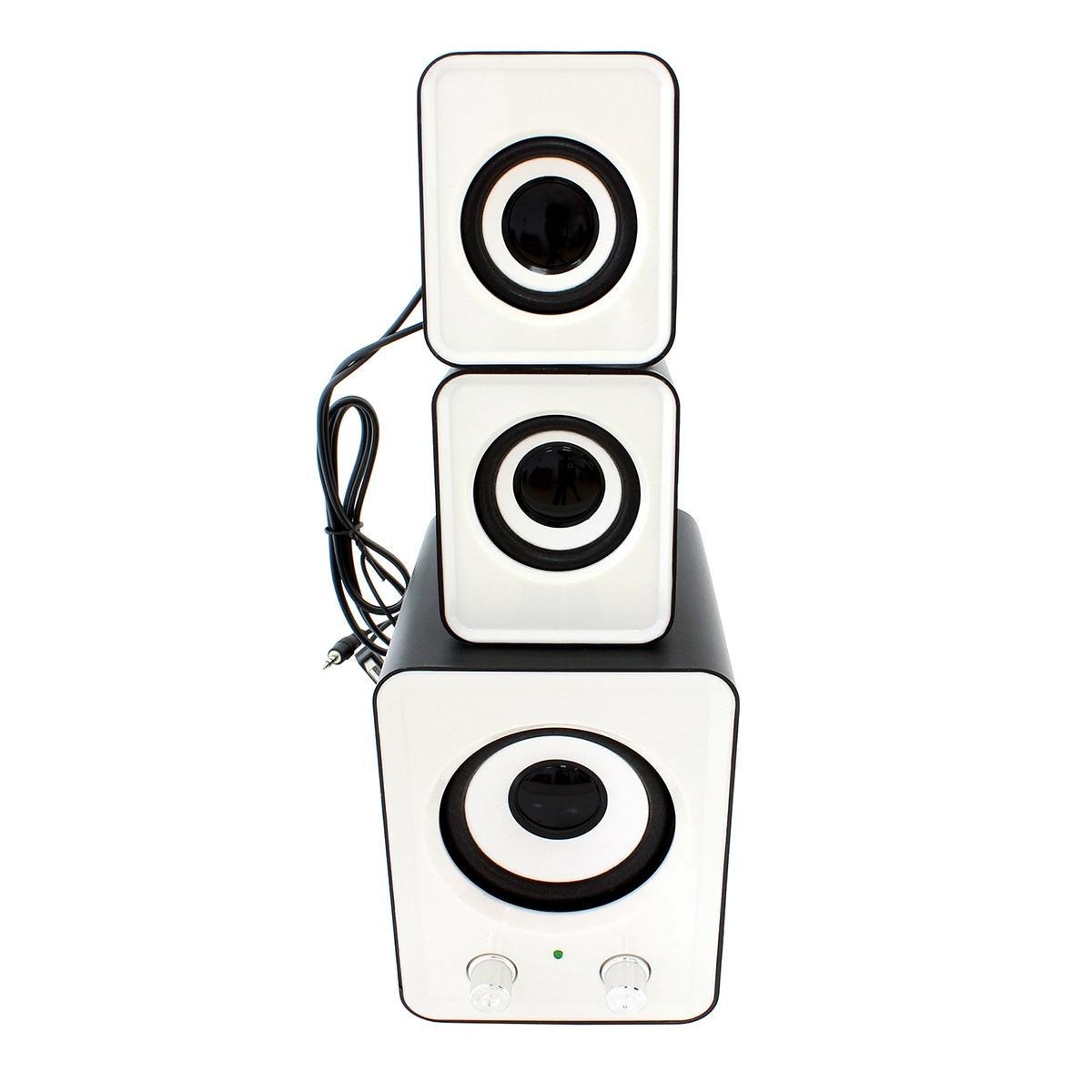 Boxe Stereo 2.1 cu conectare USB & Jack, putere 5W + 2 x 3W - 3 | YEO