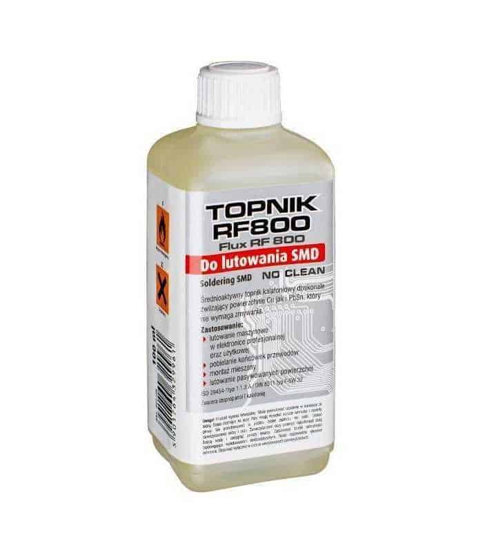 Solutie SMD Flux pe baza de colofoniu activitate medie RF800 100ml AG TermoPasty