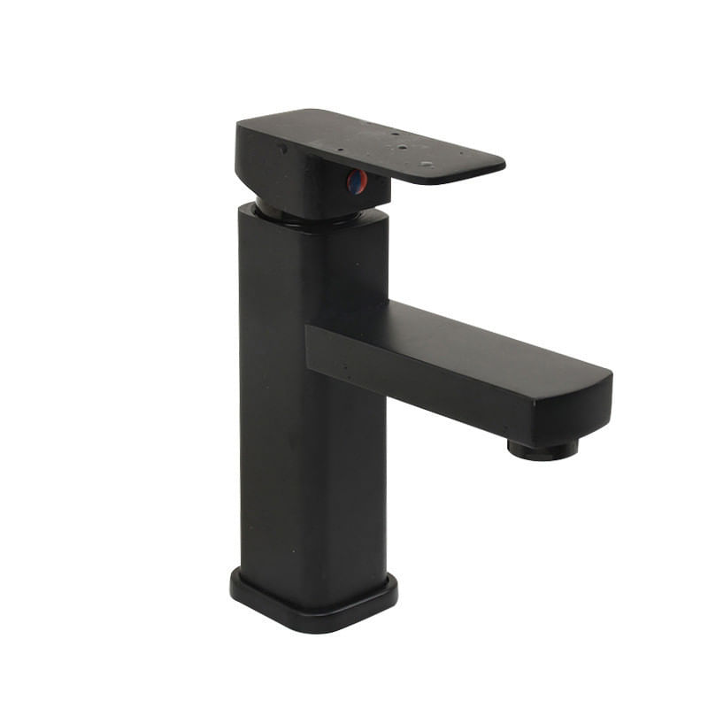 Baterie baie, anticalcar, rezistenta la zgarieturi, barbotator economisire apa, fara stropire, cartus ceramic, negru mat — imaginea 3