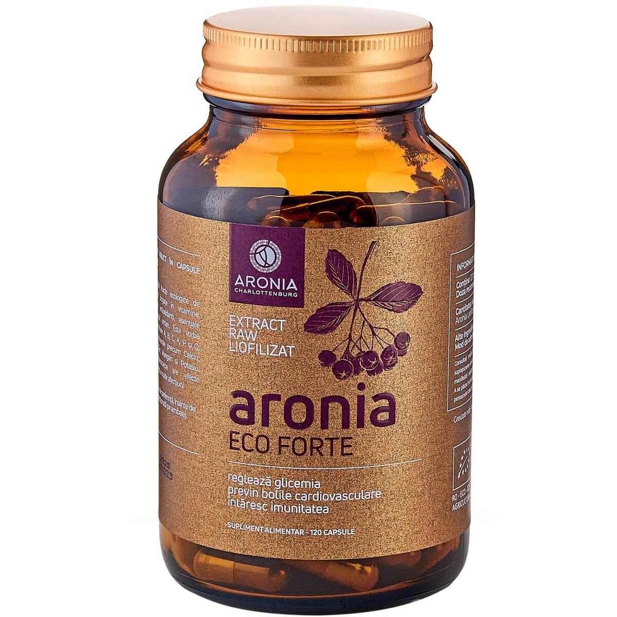 Aronia Forte RAW ECO, 120 capsule