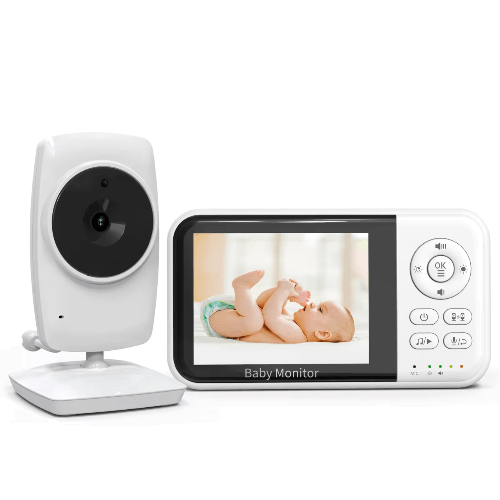 Monitor pentru bebelusi WIFI MaGeCa MC632B cu ecran de 3.2 inch, Audio bidirectional, Mod ECO, Zoom 2X, Baterie 2100 mAh