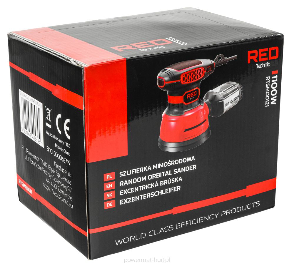 Slefuitor orbital reglabil, Red Technic RTSMO0121 - 4 | YEO