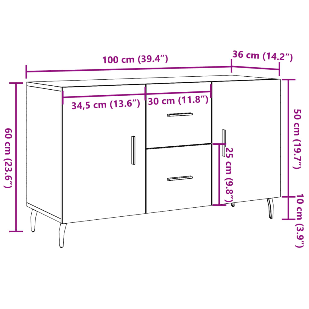 Dulap, lemn vechi, 100x36x60 cm, lemn prelucrat — imaginea 10