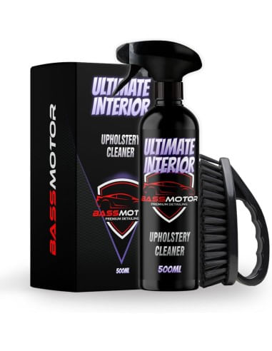 Solutie Curatat Tapiteria si Alcantara cu Perie Inclusa Bass Motor Ultimate Interior, 500ml
