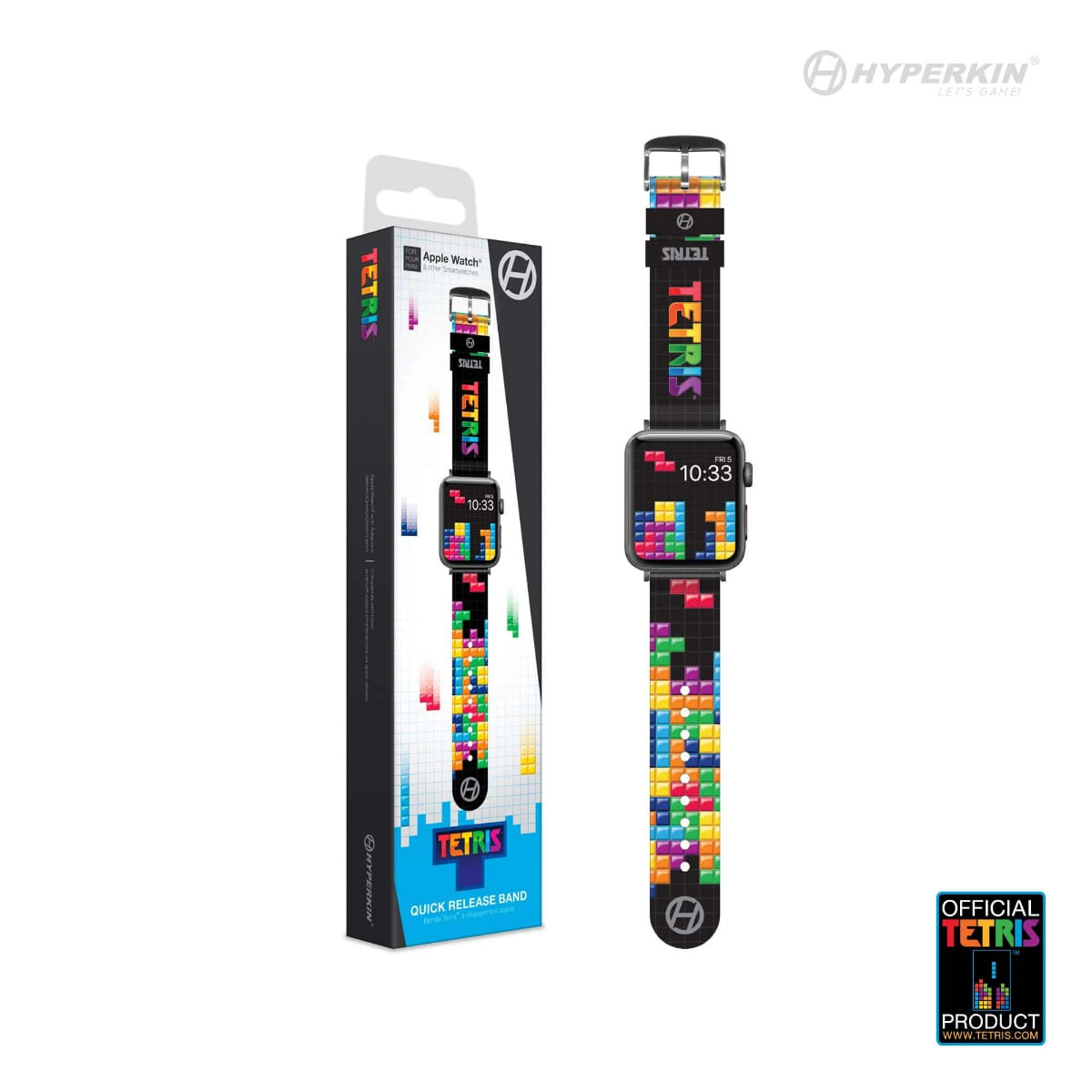 Curea ceas Hyperkin Tetris Tetrimino Stack, 38/40/42/44mm