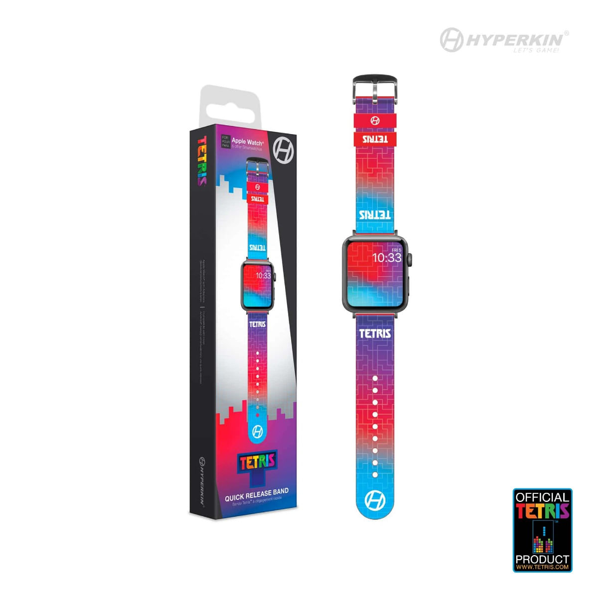 Curea ceas Hyperkin Tetris Hyper Gradient, 38/40/42/44mm