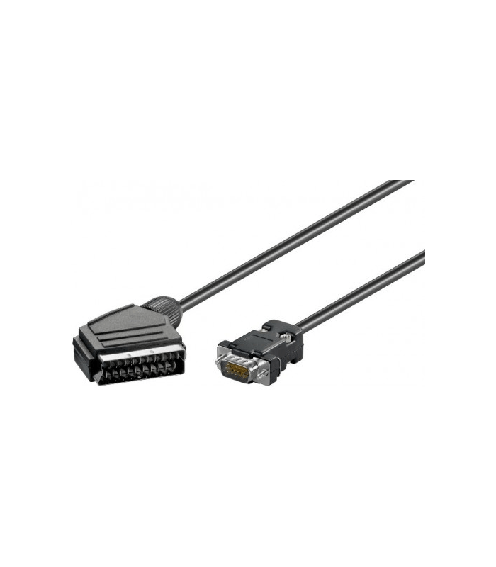Cablu SCART la VGA 15 pini monitor 5m Goobay
