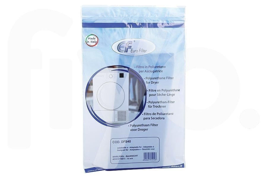 Filtru spuma uscator Whirlpool Whirlpool, Indesit - 481010716911
