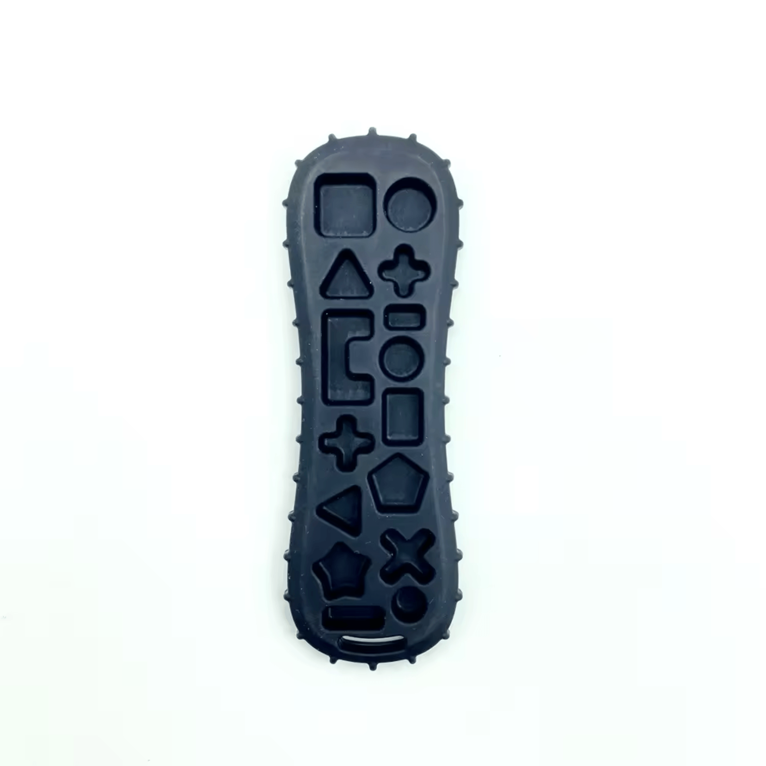 Jucarie din silicon alimentar in forma de telecomanda GAVIO®, pentru dentitia bebelusului, 6 luni+, 15x5 cm, Negru - 2 | YEO