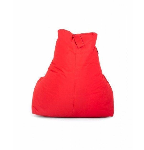 Fotoliu tip para, Big Bean Bag, textil umplut cu perle polistiren, rosu — imaginea 2