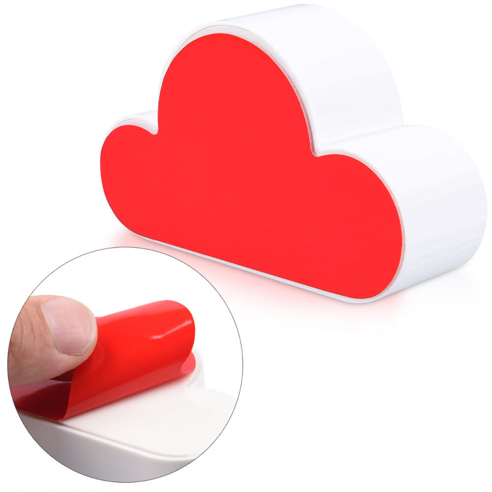 Set 2 Carlige de perete pentru chei, Kwmobile, Alb, Plastic, 42861.02 — imaginea 3