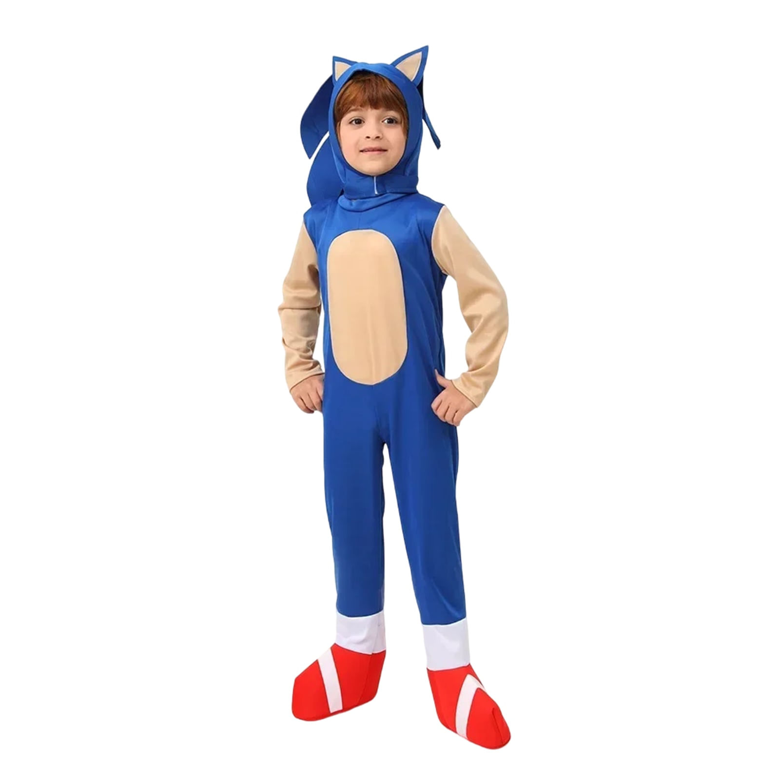 Costum Sonic KidMania® cu accesorii pentru copii