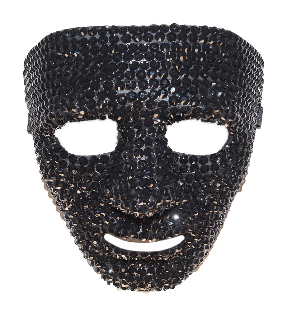 Masca cu strasuri, accesoriu Halloween, masquerade, steampunk