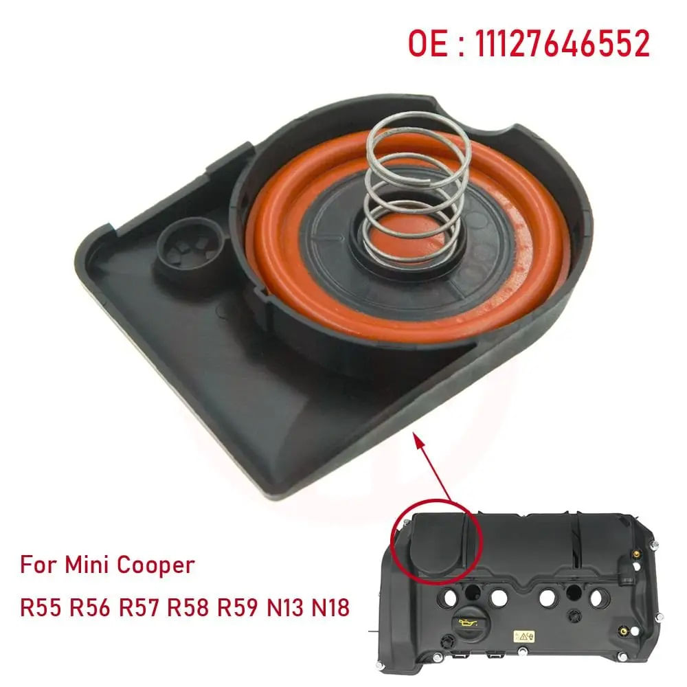Kit de reparatie capac supapa PCV cu membrană BMW Mini Cooper N13 F20/F30 cod 11127646552 11127646553 - 4 | YEO