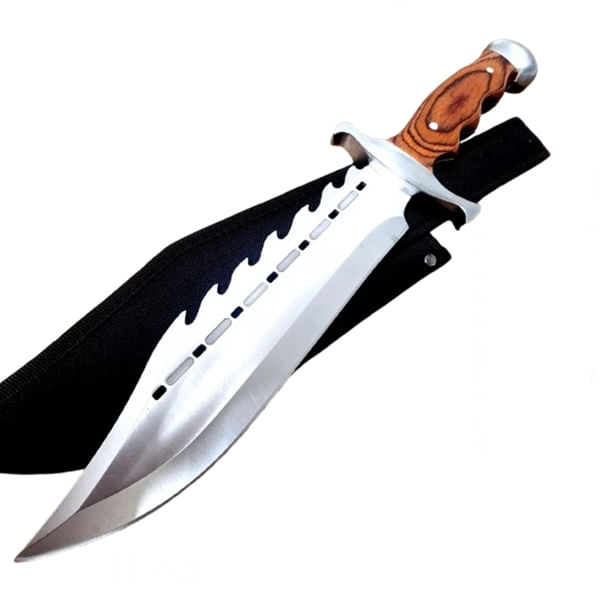 Cutit de vanatoare, Bowie Wood, 38 cm, teaca inclusa - 4 | YEO