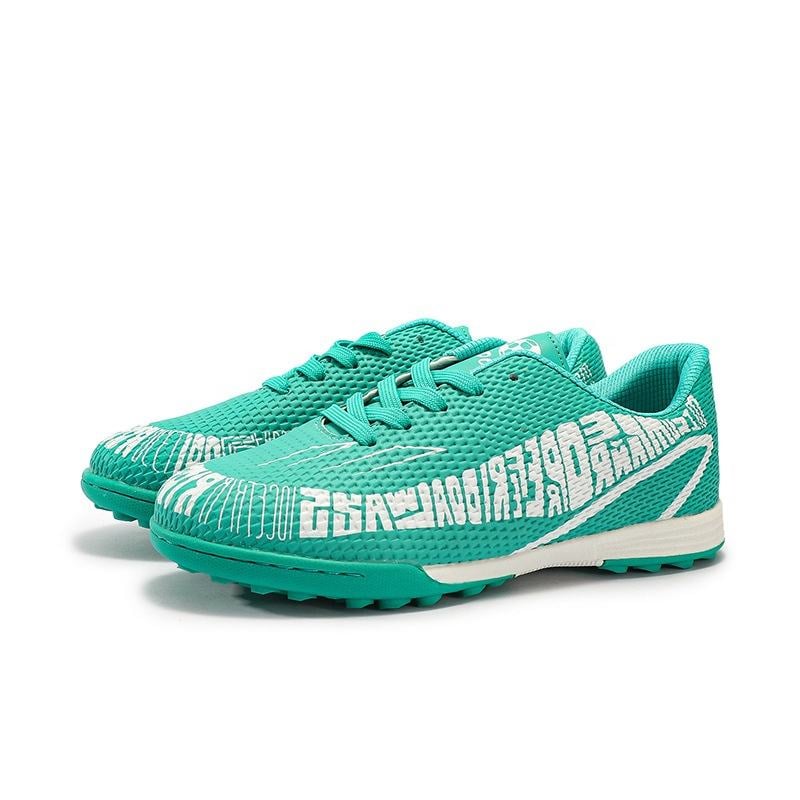 Ghete de fotbal copii, MBrands, 7.7 pentru teren sintetic, verde - imagine 4