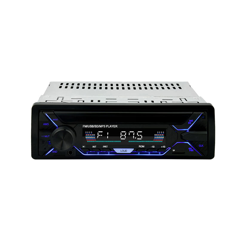 Casetofon Auto MRG M5258, 1 DIN, Bluetooth, Telecomanda, Display LCD RGB