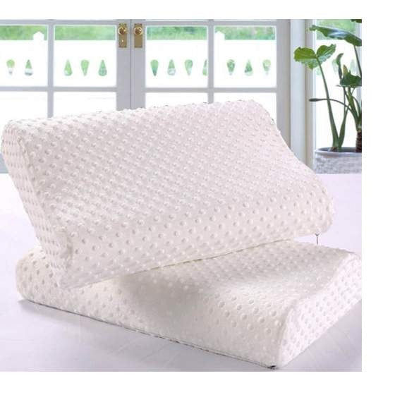 Perna ortopedica din spuma cu memorie, Husa detasabila, Alb - Alb