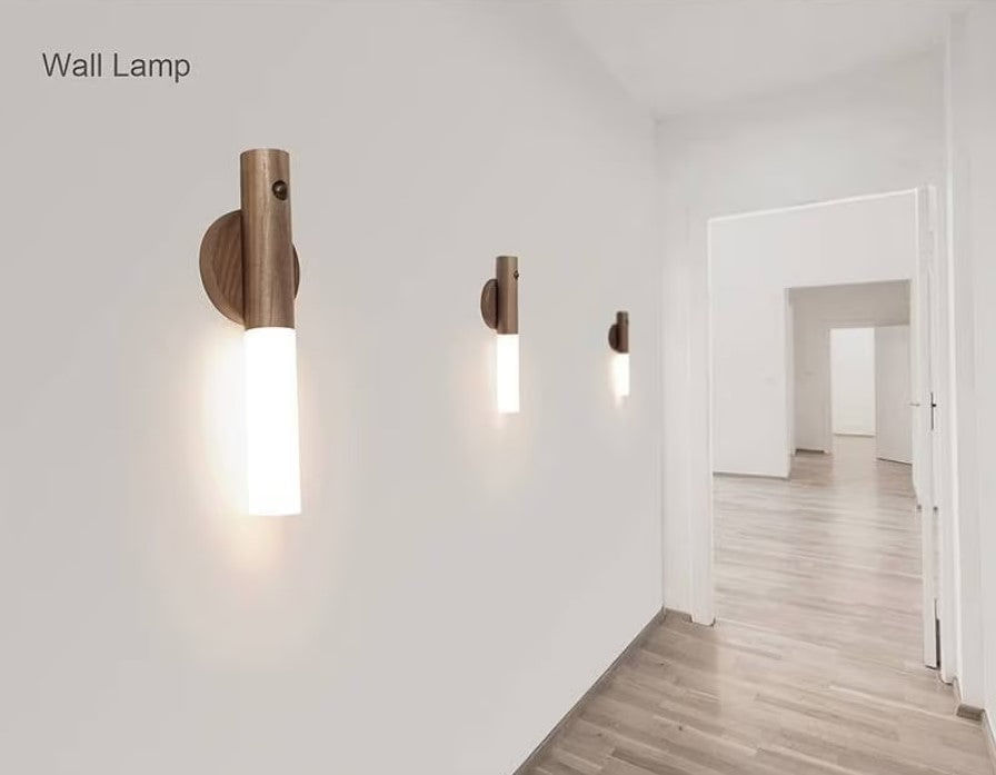 Lampa LED inteligenta cu suport cu magnet, portabila, cu senzor de miscare, USB, 500mAh, lumina calda