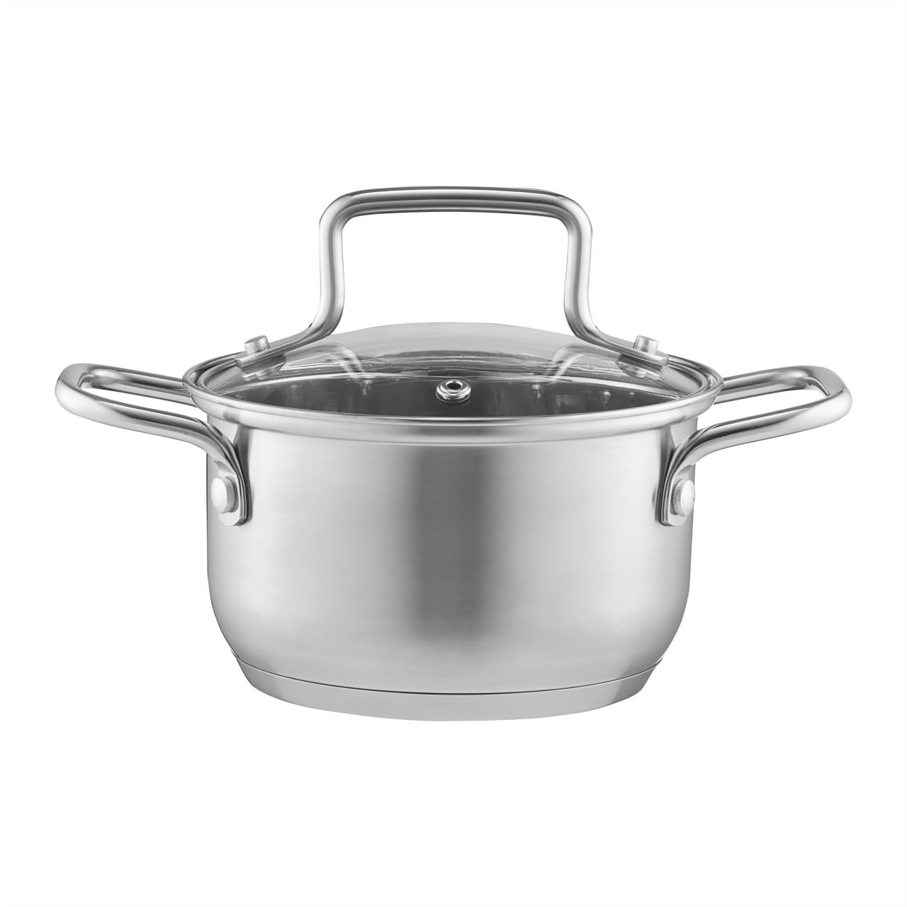 Oala inox cu capac 14cm, 0.75L, AMBITION Hugo