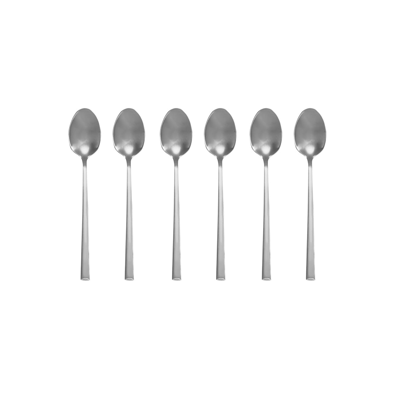 Set lingurita ceai, 6 piese, inox, AMBITION Como Silver