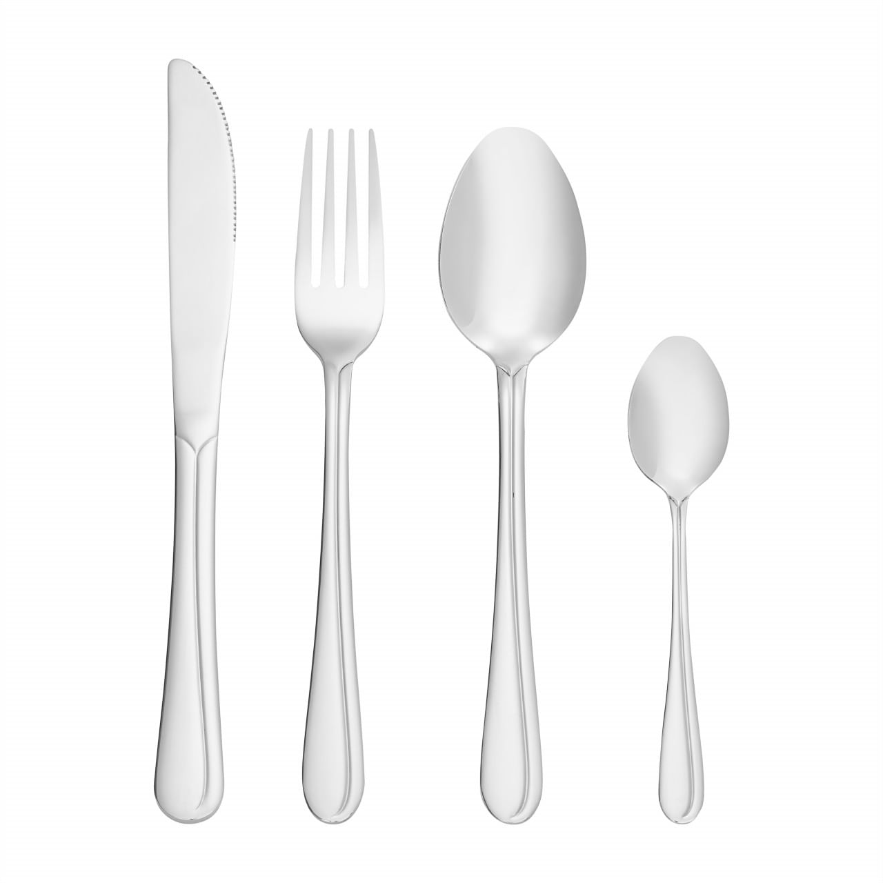 Set tacamuri inox, 24 piese, 6 persoane, AMBITION Capri