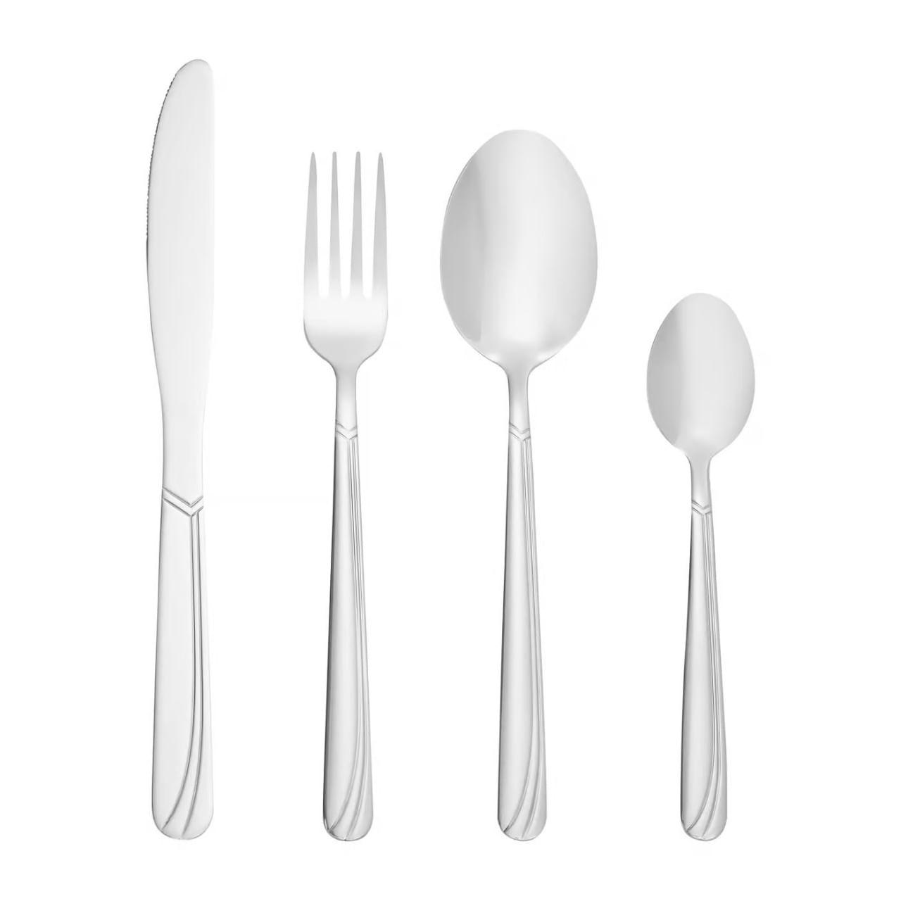 Set tacamuri inox, 24 piese, 6 persoane, DOMOTTI Otto