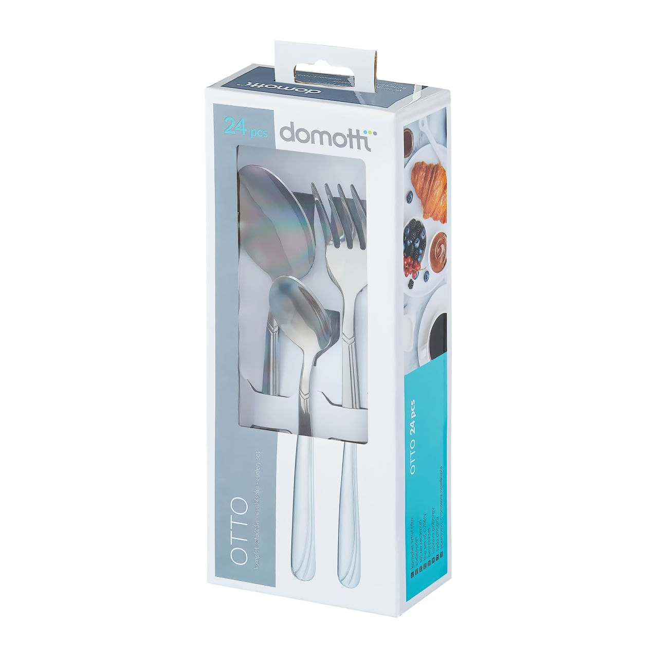 Set tacamuri inox, 24 piese, 6 persoane, DOMOTTI Otto - 2 | YEO