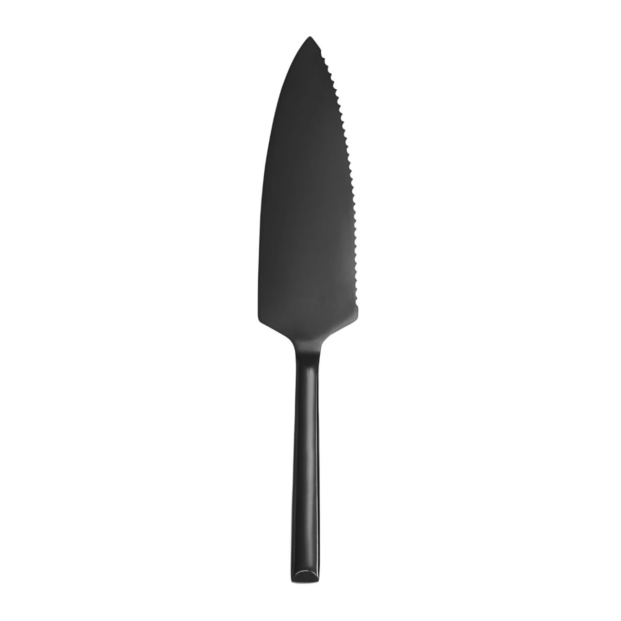 Spatula zimtata servire desert, inox, AMBITION Como Black